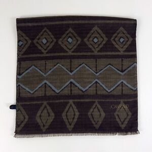 VINTAGE 90s Joan & David Wool Silk Scarf Girl Unisex Winter